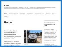 Tablet Screenshot of nabaclub.org